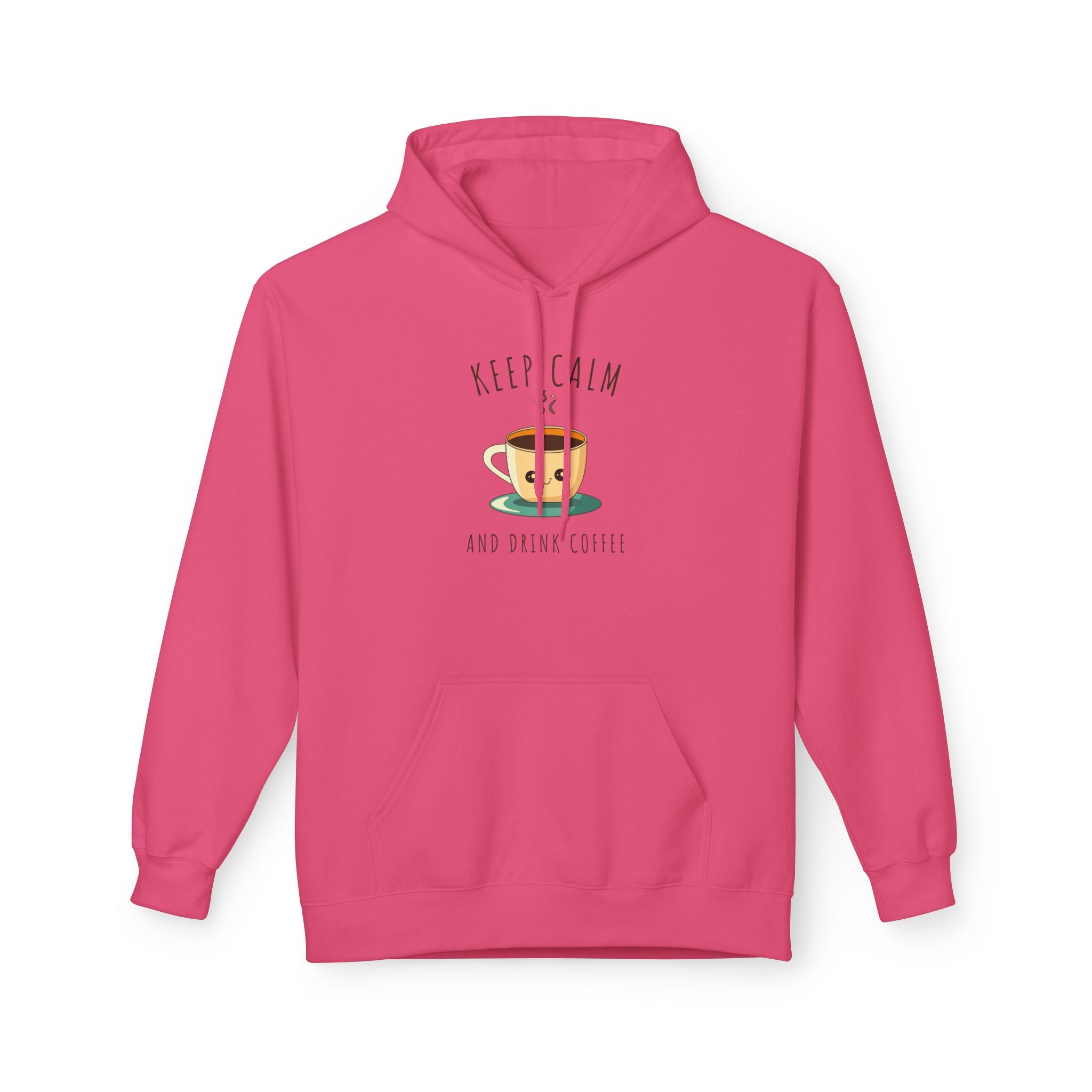 Keep calm & drink coffee Unisex Midweight Softstyle Fleece Hoodie
