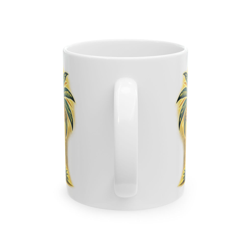 Tropical Pineapple Ceramic Mug – Bright Summer Fruit Coffee Cup (11oz/15oz)