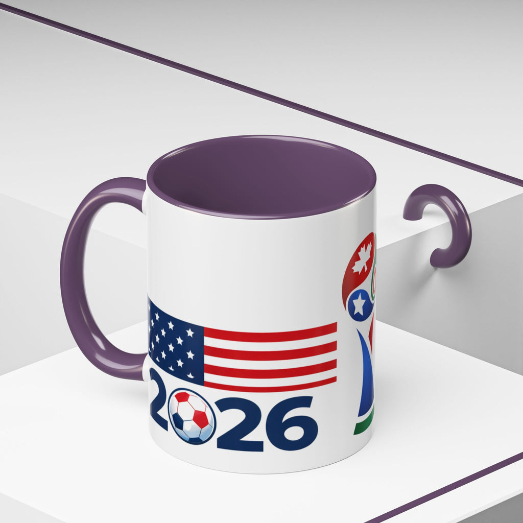 2026 cup USA+Canada Soccer Coffee Mug — 11/15oz Accent