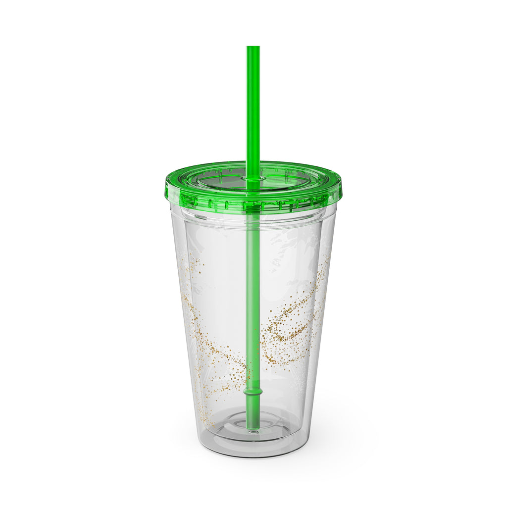 Minnie Mouse Sunsplash 16oz Tumbler with Straw