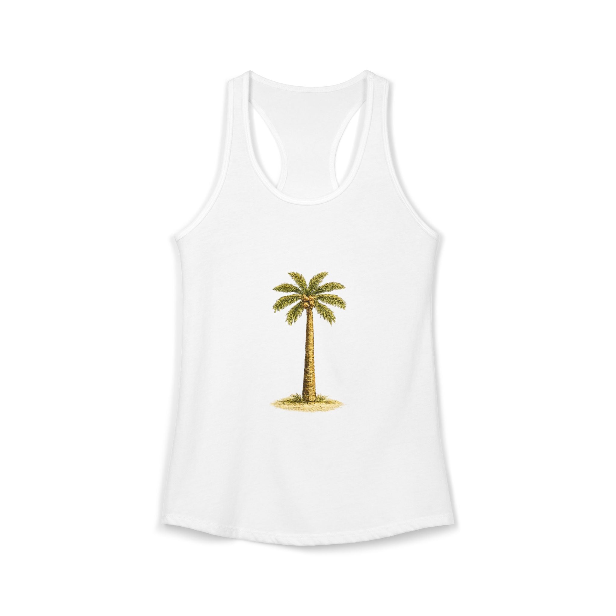 Women's Palm Tree Ideal Racerback Tank