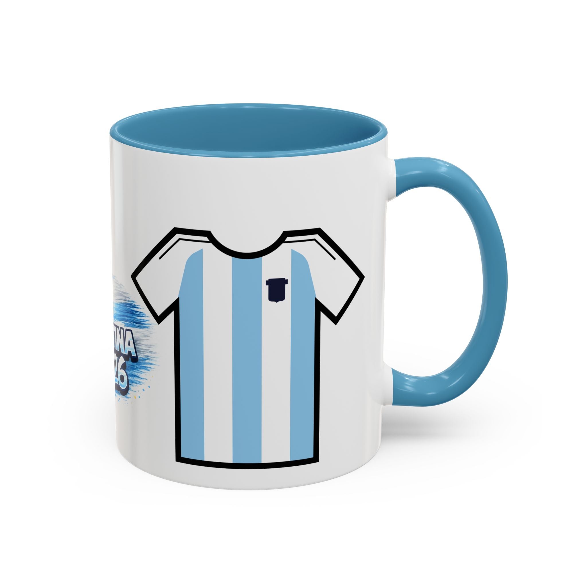 Argentina 2026 Soccer Mug – Blue/White Jersey Coffee Cup
