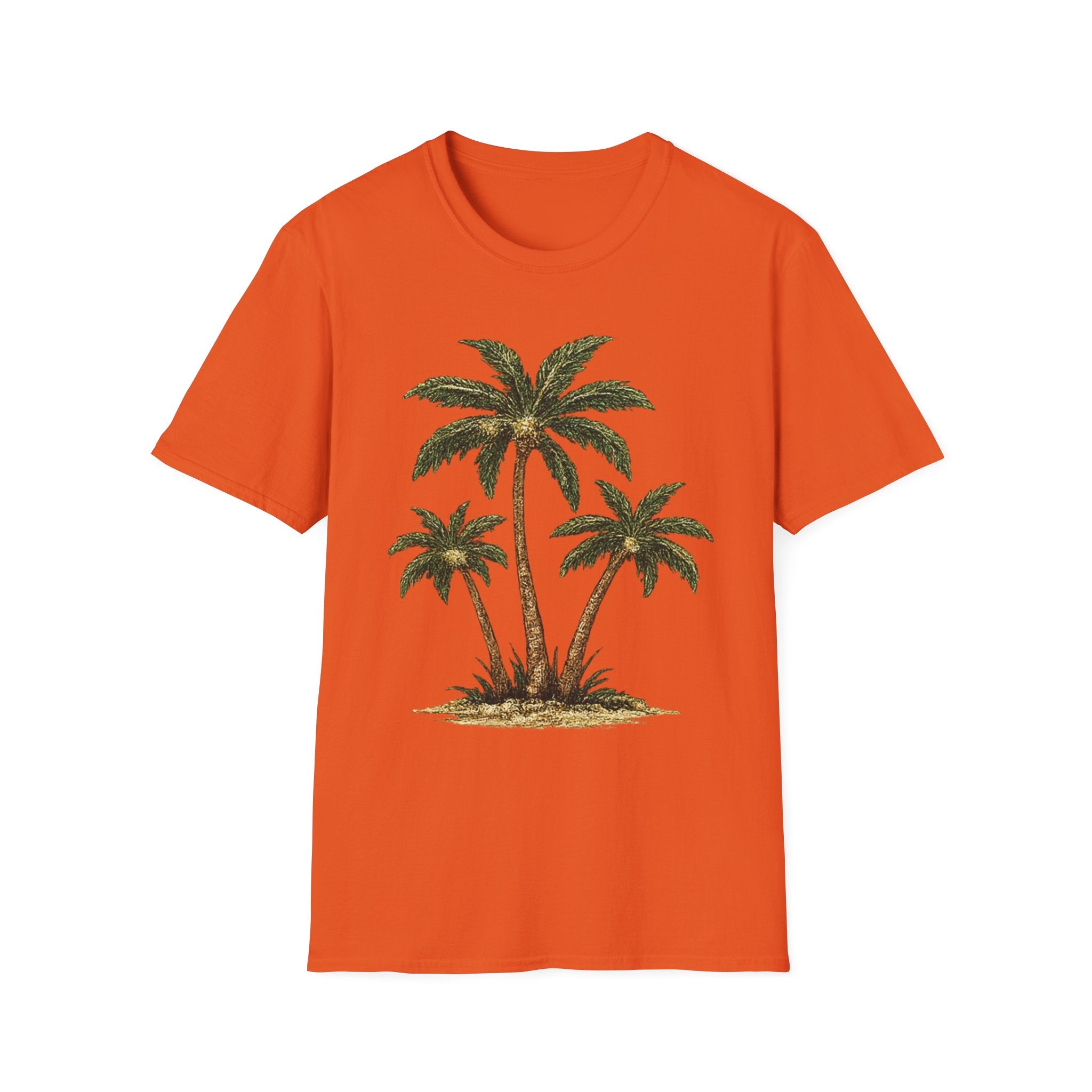 Palm Trees Graphic T-Shirt — Tropical Beach Vibe Tee