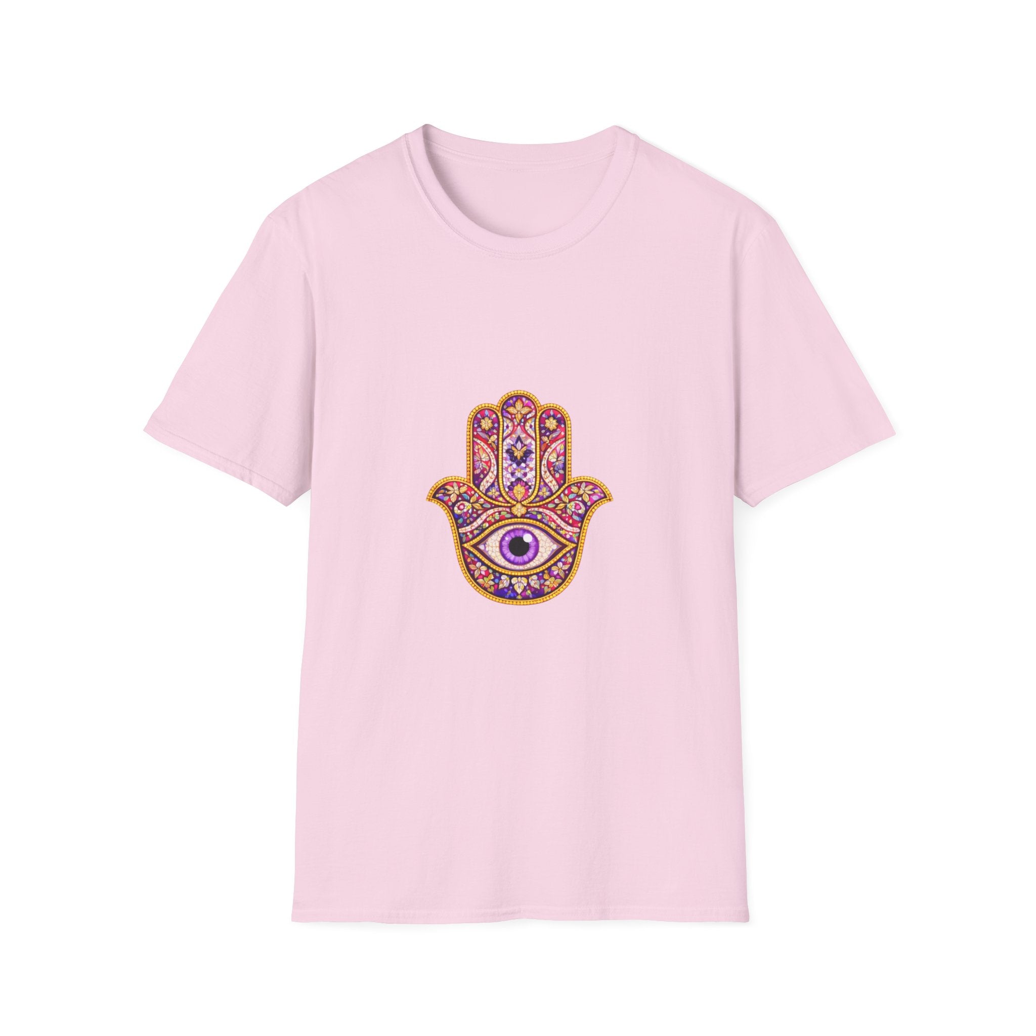 Hamsa Hand T-Shirt — Boho Spiritual Evil Eye Graphic Tee