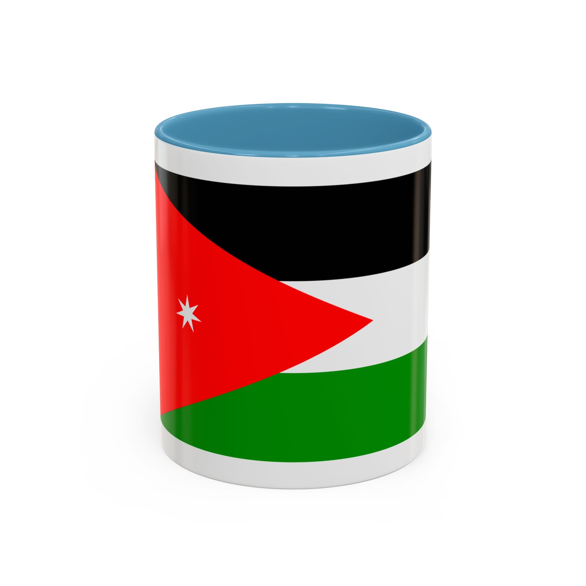 Jordan Flag Accent Coffee Mug – Patriotic Jordanian Tea & Coffee Cup (11/15oz)