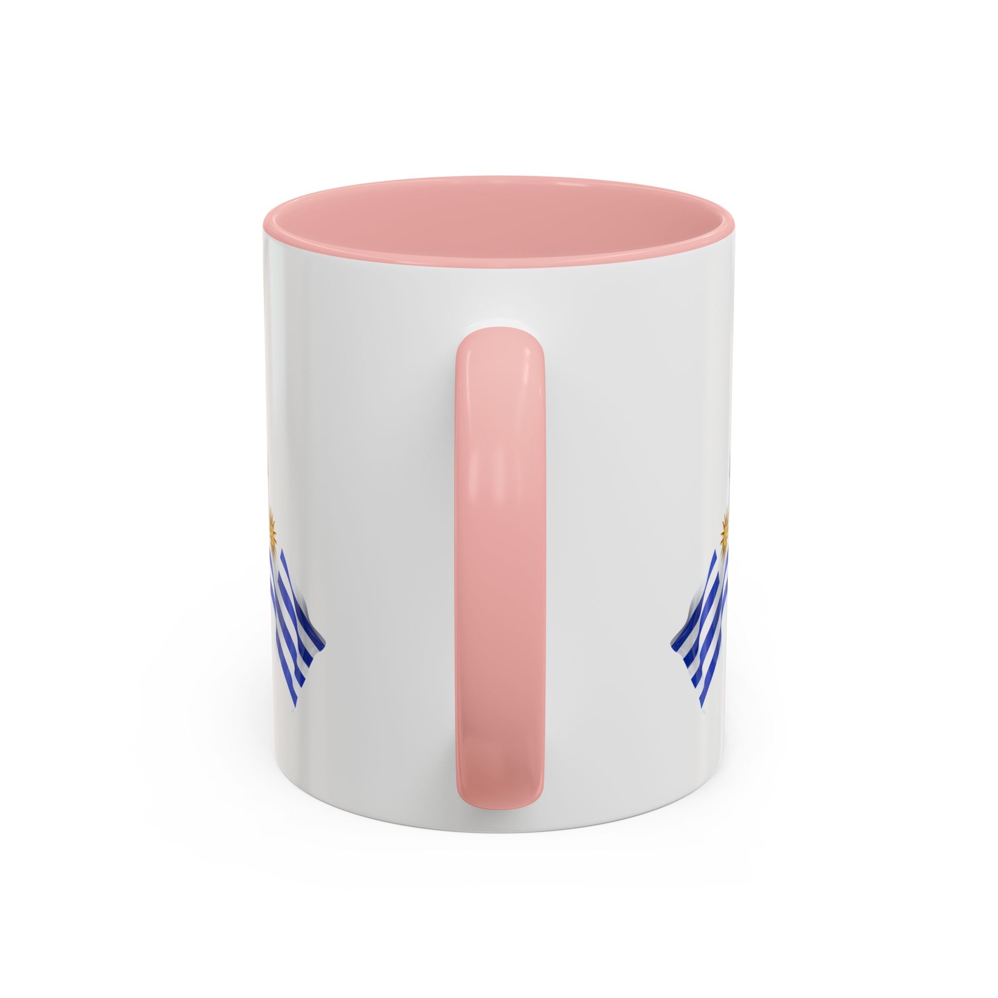 Uruguay Flag Accent Coffee Mug — Blue Sun National Pride 11/15oz