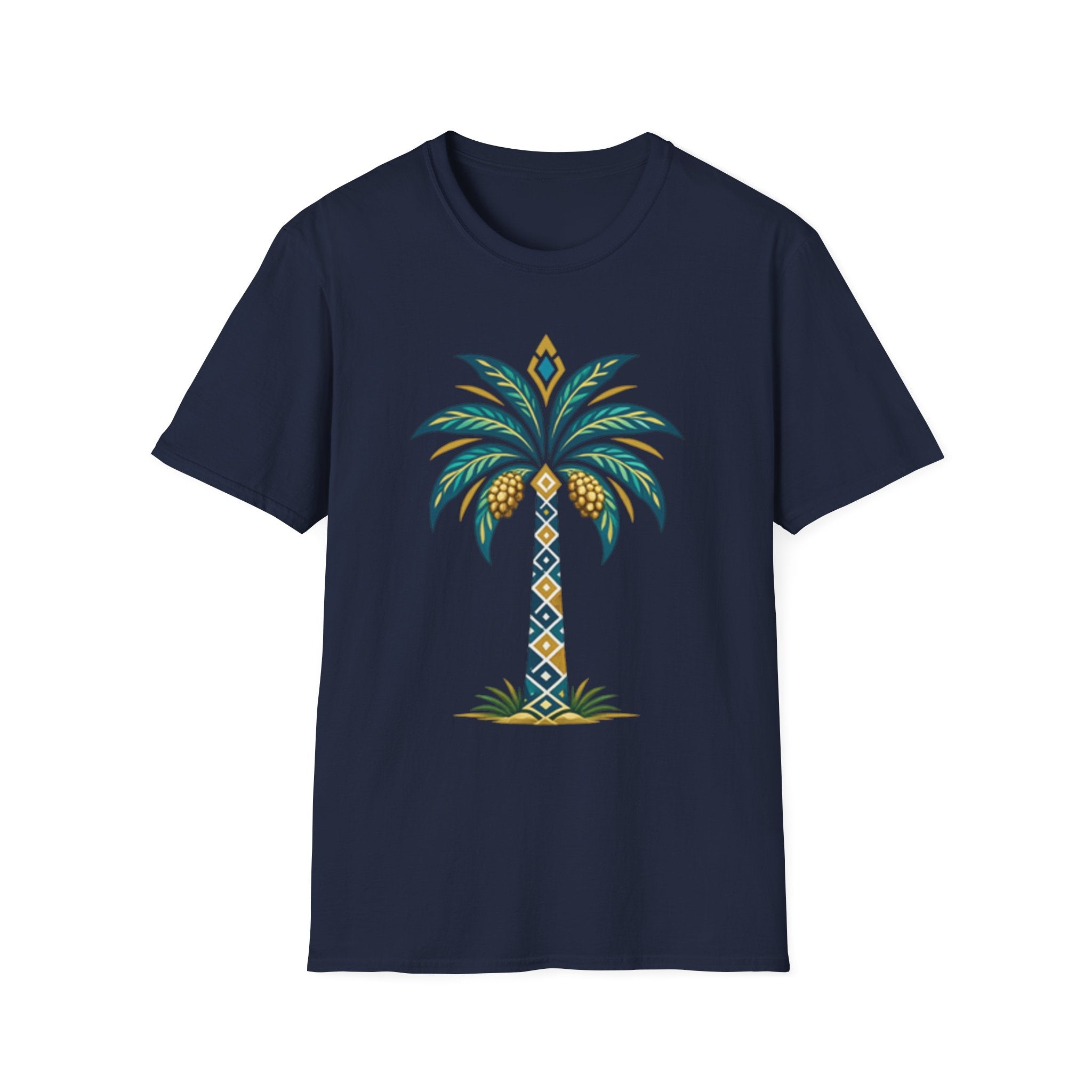 Tropical Patterned Palm Tree Tee