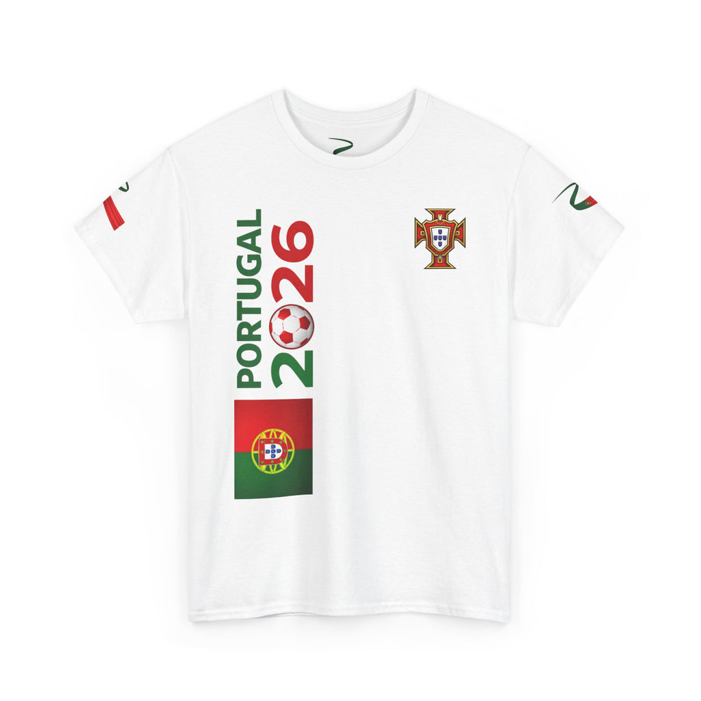 Portugal 2026 Soccer Fan T-Shirt — Map & Flag Cup Supporter Tee