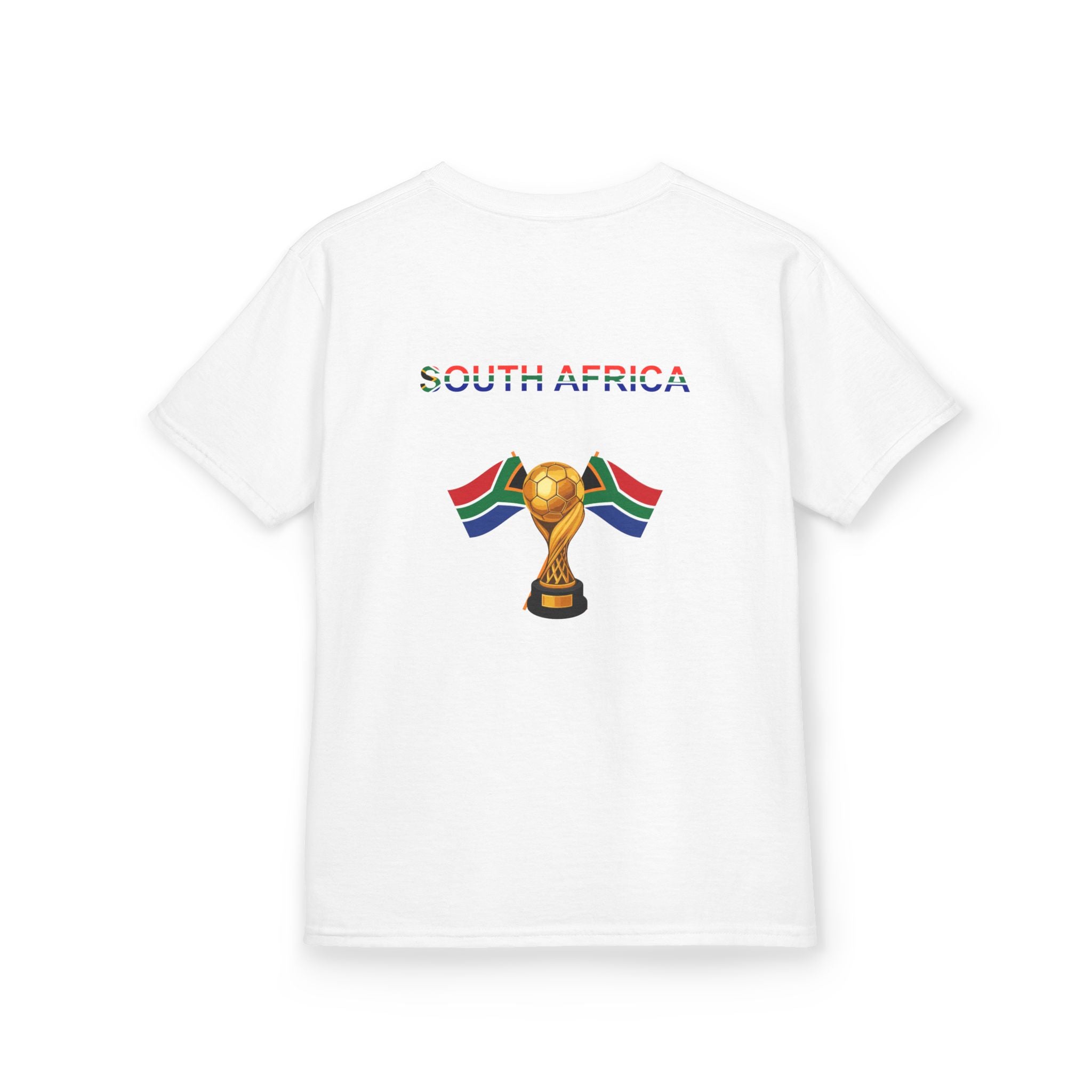 South Africa Flag Kids T-Shirt — South Africa Flag & Cup Trophy Tee