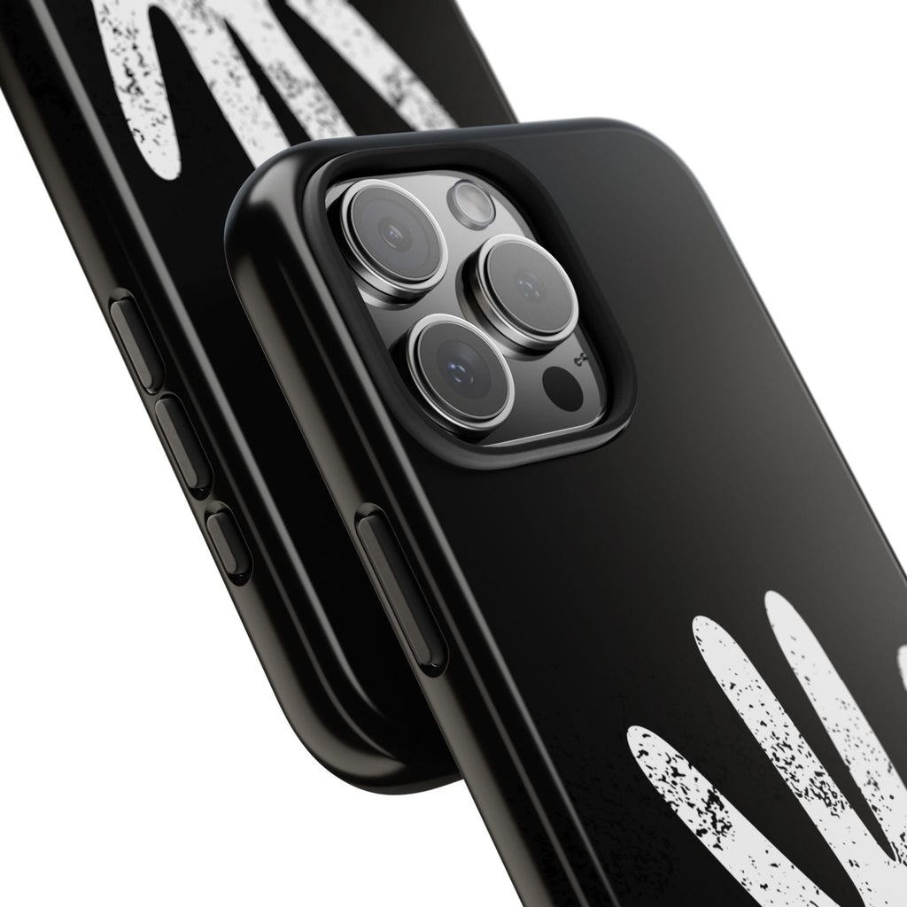 Phone Case — “Don’t Touch Me” Black Protective Tough Case