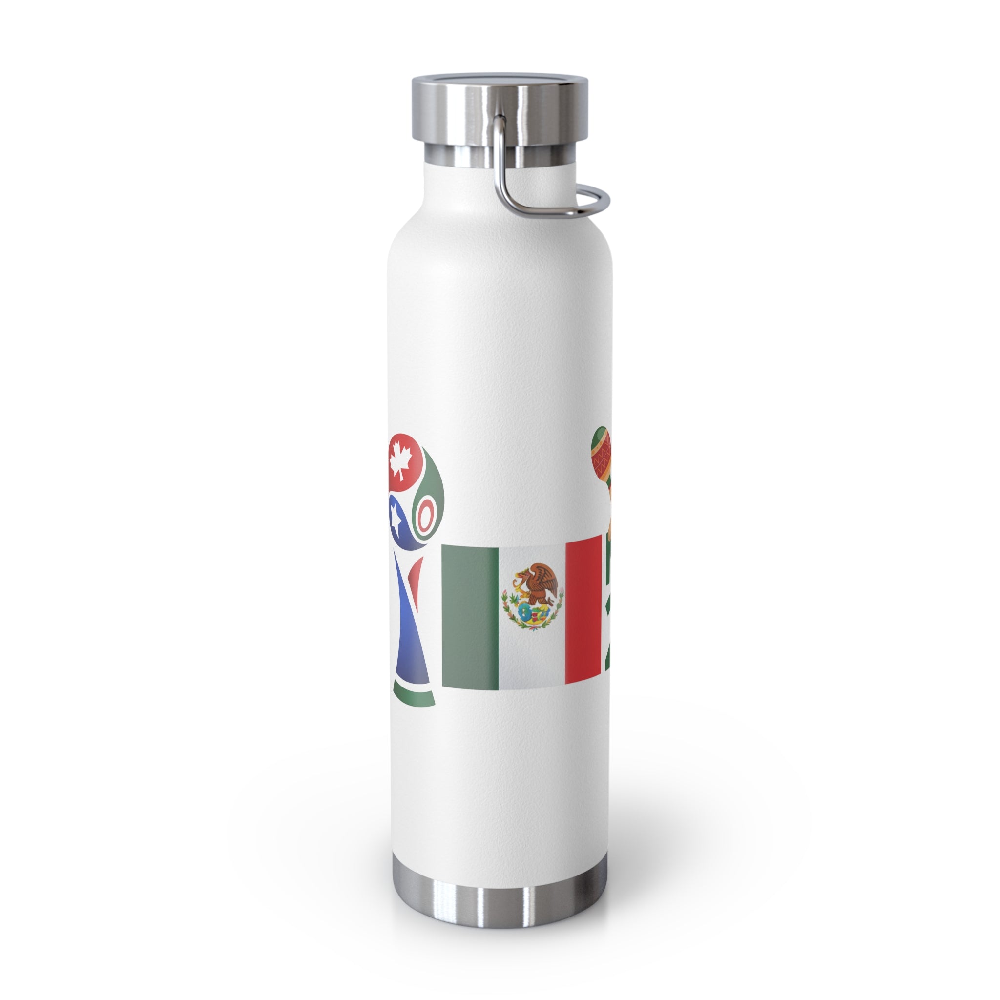 Mexico 2026 Soccer Cup Insulated Bottle — 22oz Copper Vacuum Flask