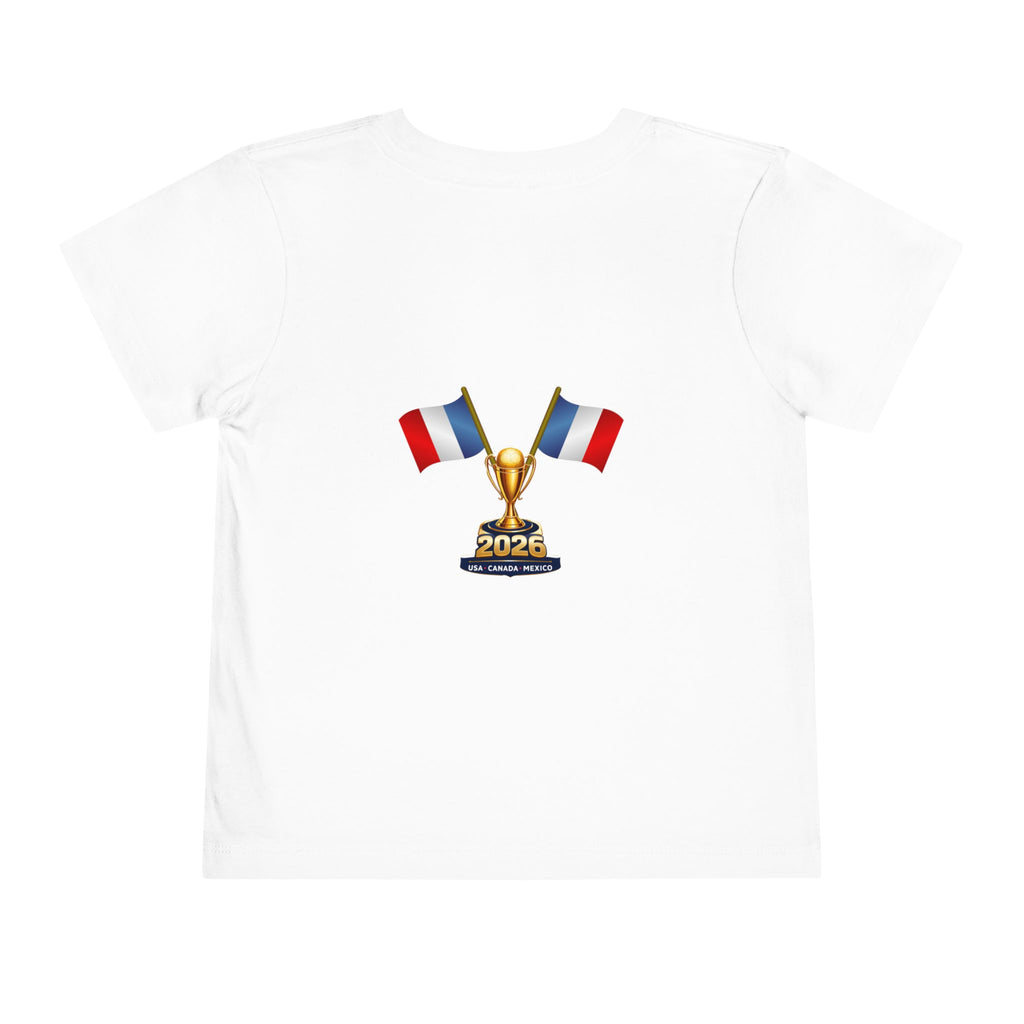 France 2026 Toddler Tee — Cup Soccer Champion Flags