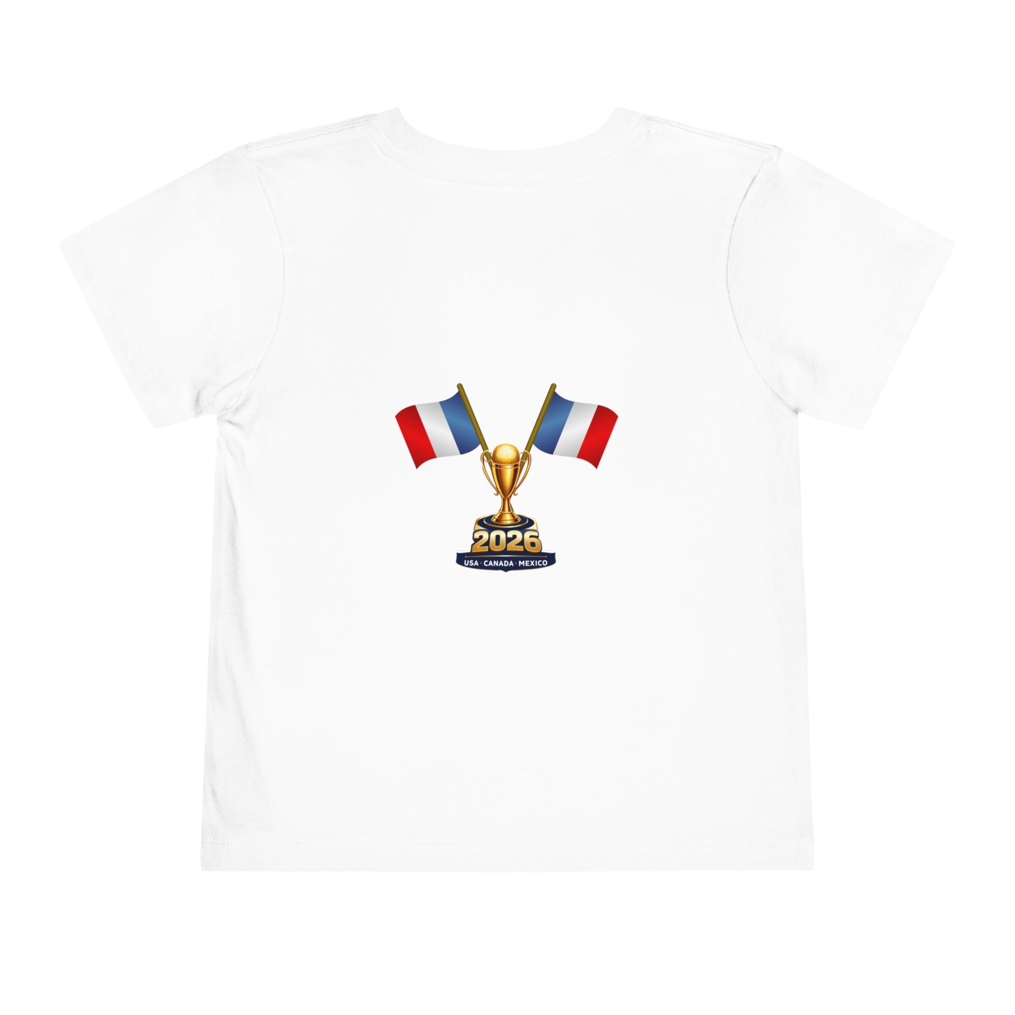 France 2026 Toddler Tee — Cup Soccer Champion Flags