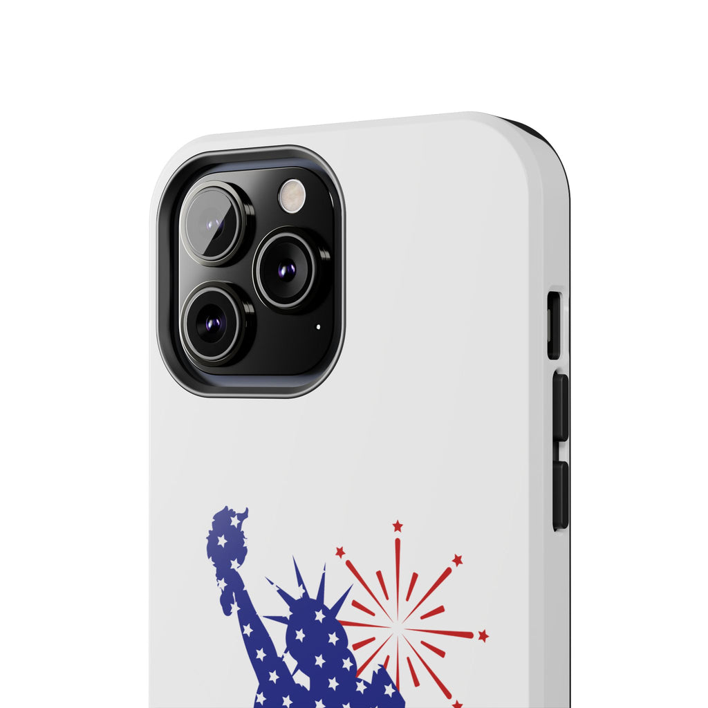 4th of July Tough Phone Case — Statue of Liberty USA Flag Design