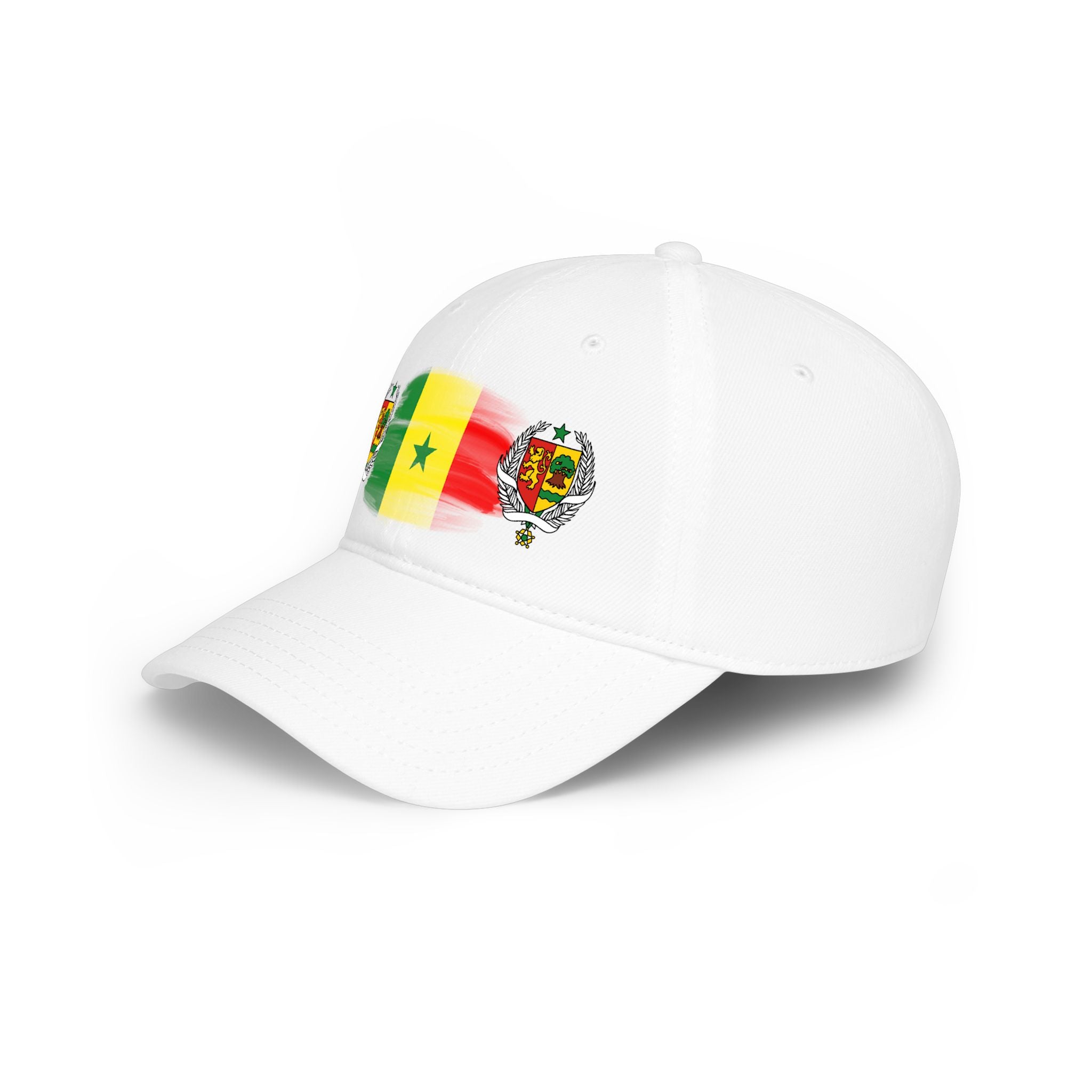 Senegal Flag Baseball Cap – Painted Flag Design with Coat of Arms
