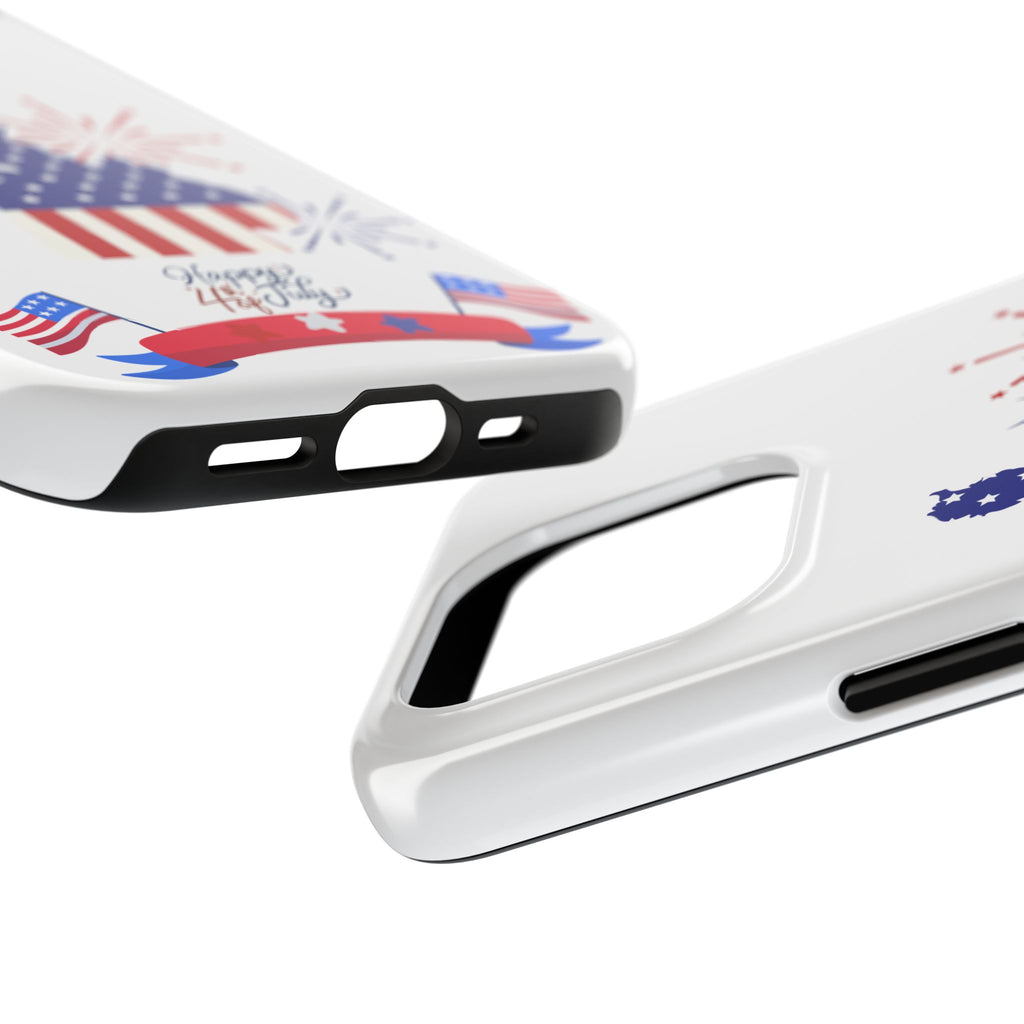 4th of July Tough Phone Case — Statue of Liberty USA Flag Design
