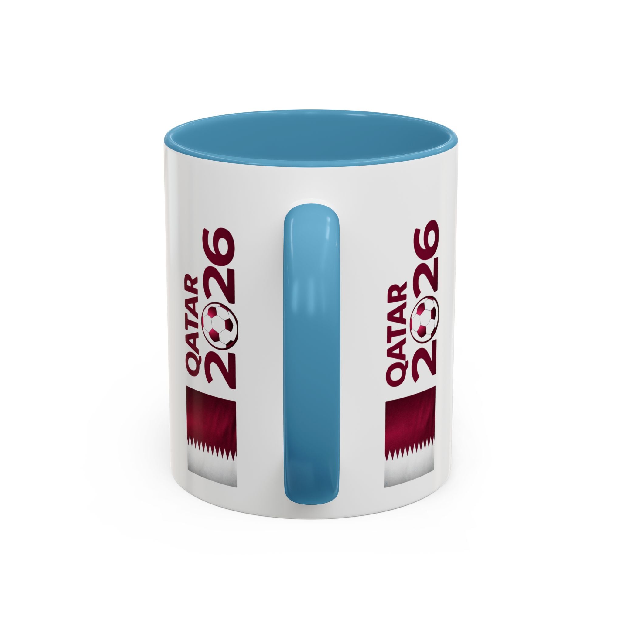 Qatar 2026 Football Passion Accent Coffee Mug (11/15oz)
