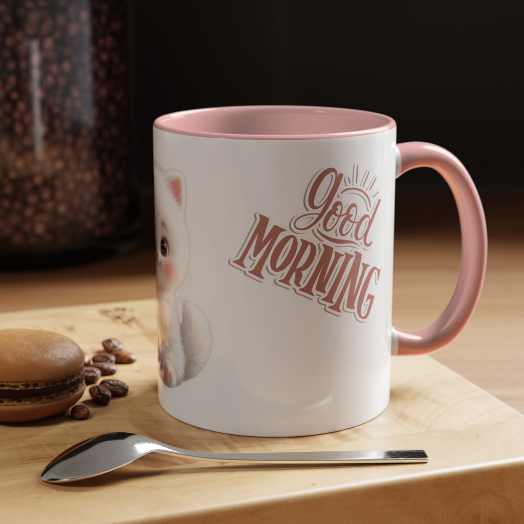 Good Morning Cute Kitten Coffee Mug
