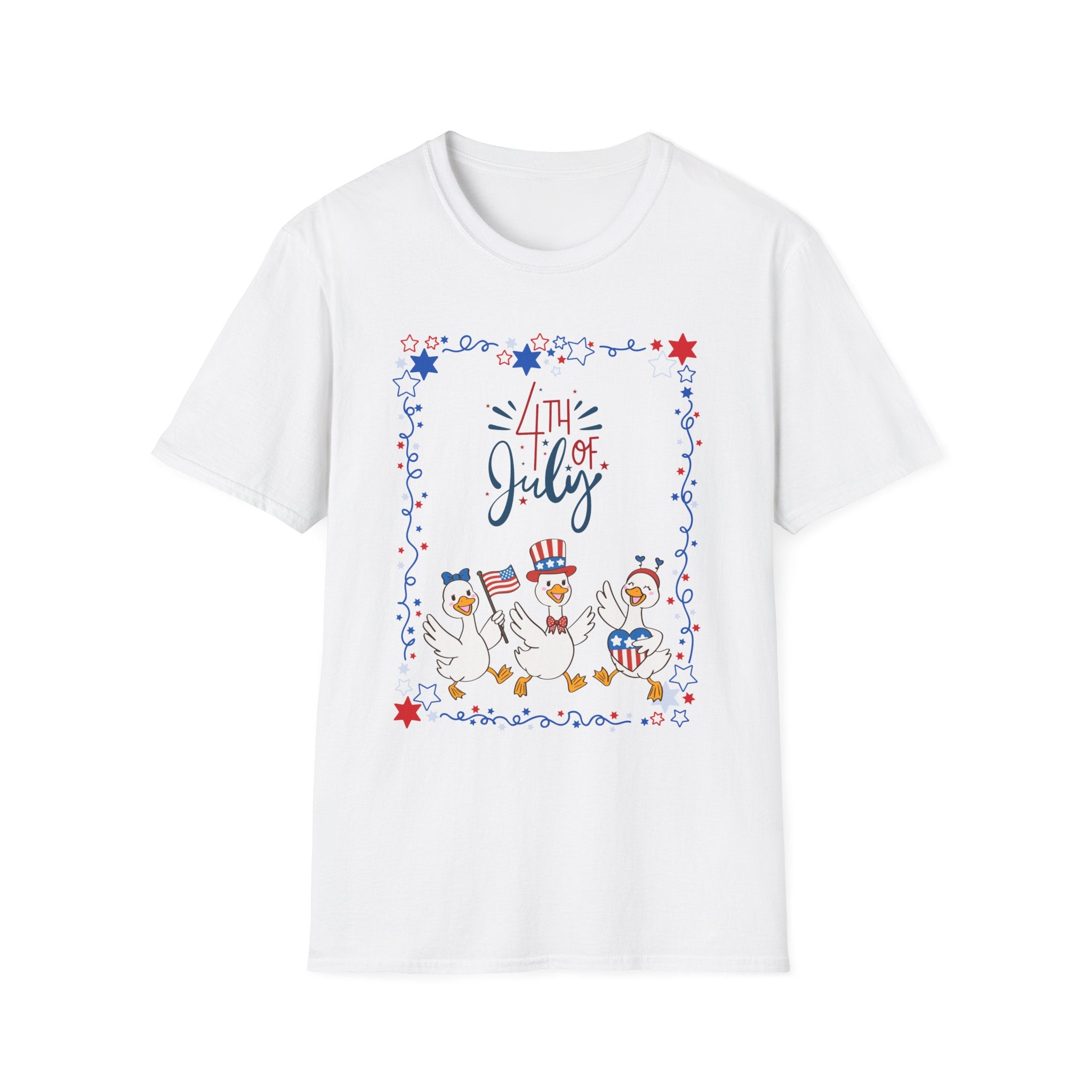 4th of July Ducks T-Shirt — Patriotic Independence Day Tee