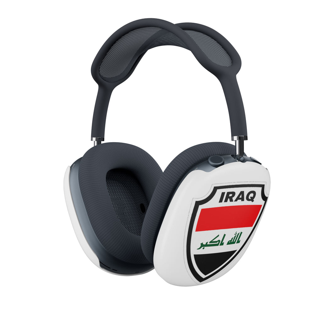 Iraq Flag Shield AirPod Max Case — Protective Patriotic Headphone Covers