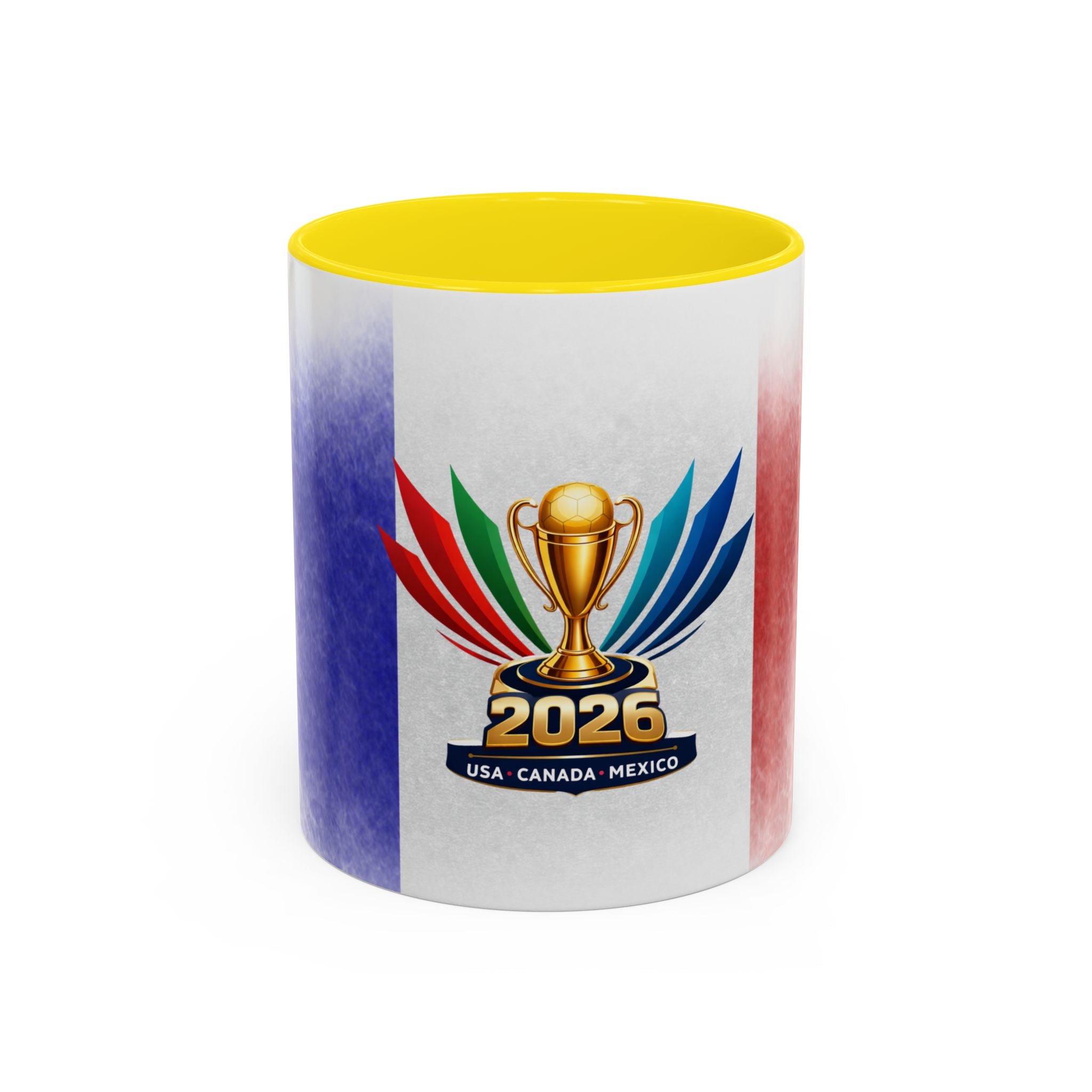 Soccer 2026 Commemorative Mug — France Accent Coffee Cup (11/15oz)