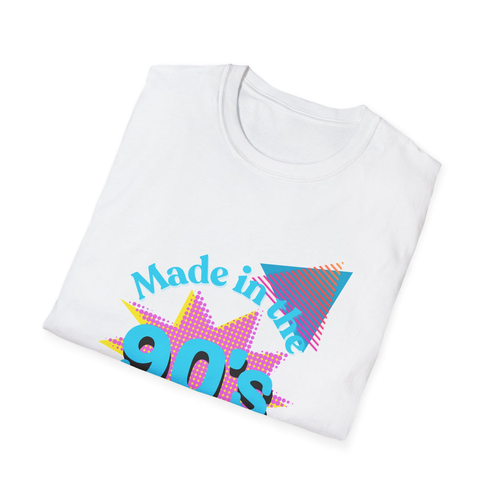 90s Retro Graphic T-Shirt – "Made in the 90's" Nostalgia Tee