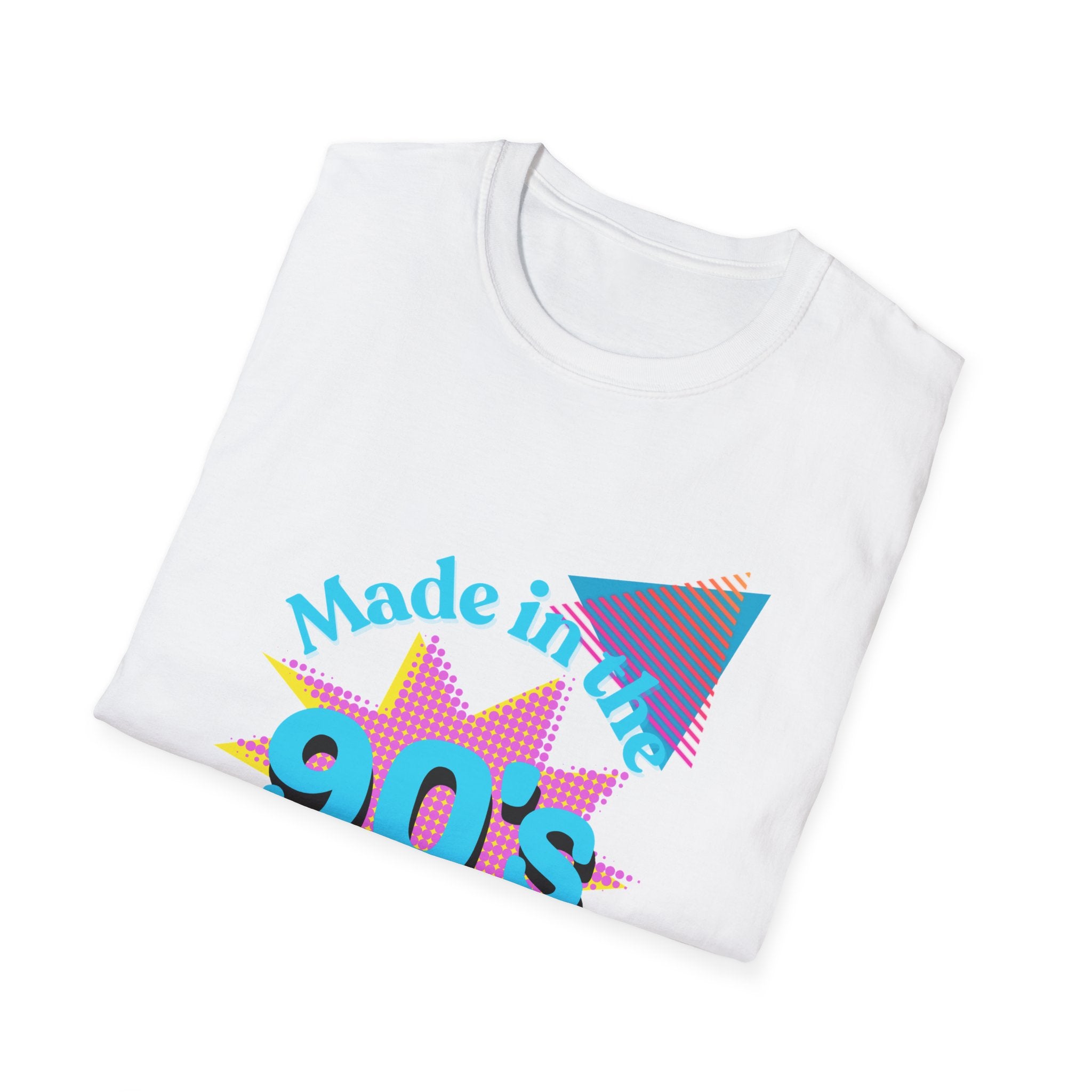 90s Retro Graphic T-Shirt – "Made in the 90's" Nostalgia Tee