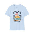 Beach Mode unisex T-Shirt — "Always On" Vintage Sunset Beach Graphic
