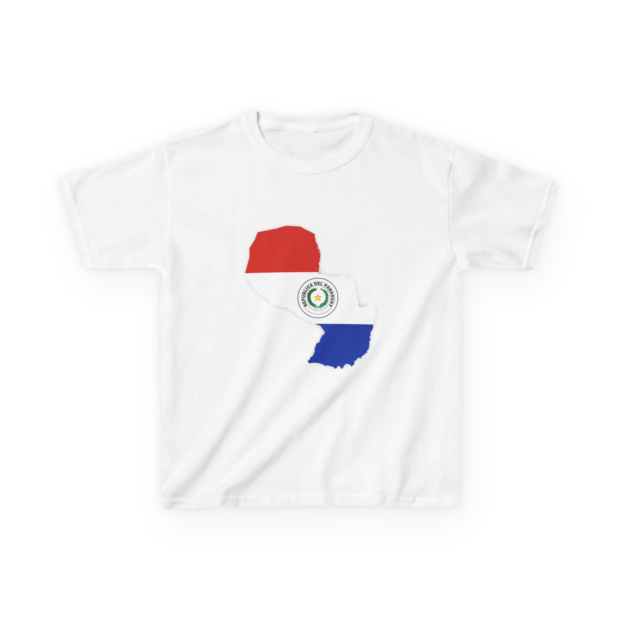 Paraguay  Kids Paraguay Flag T‑Shirt — Map & Emblem Design