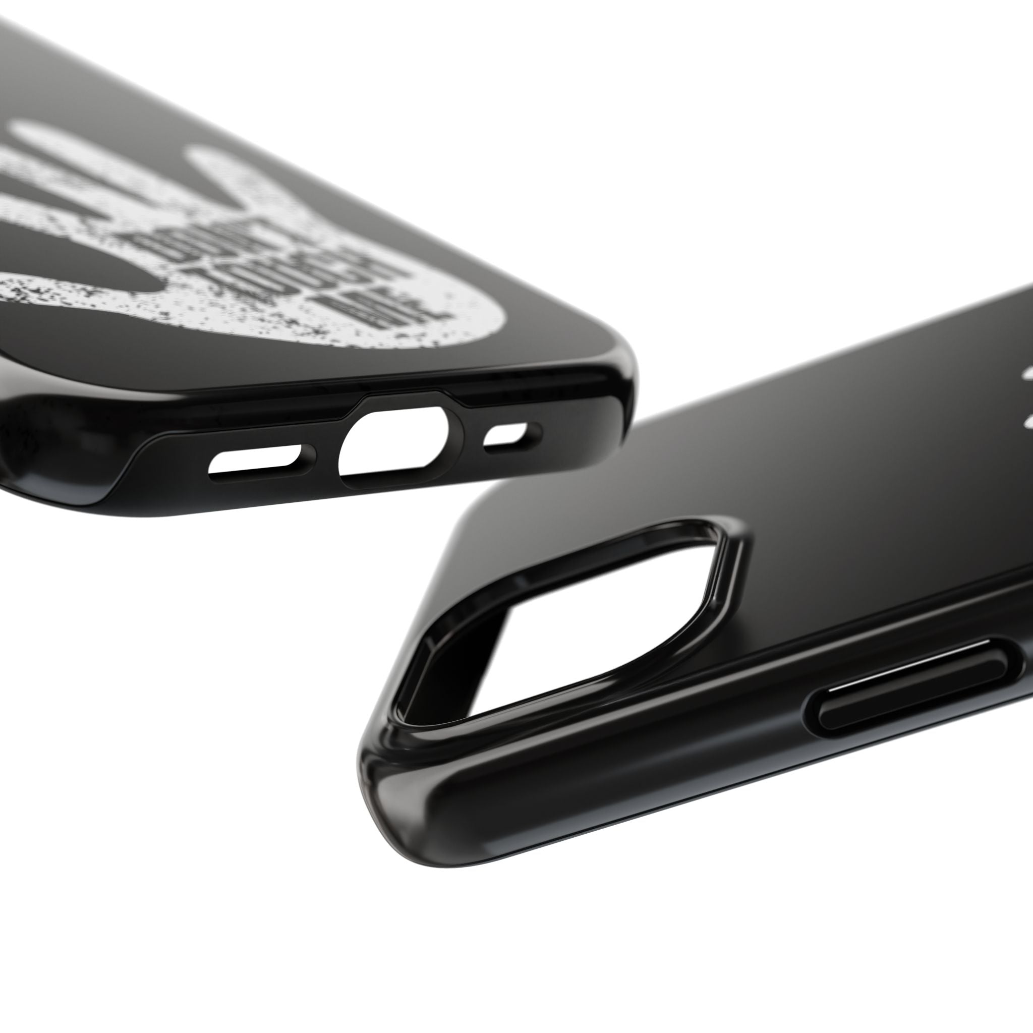 Phone Case — “Don’t Touch Me” Black Protective Tough Case