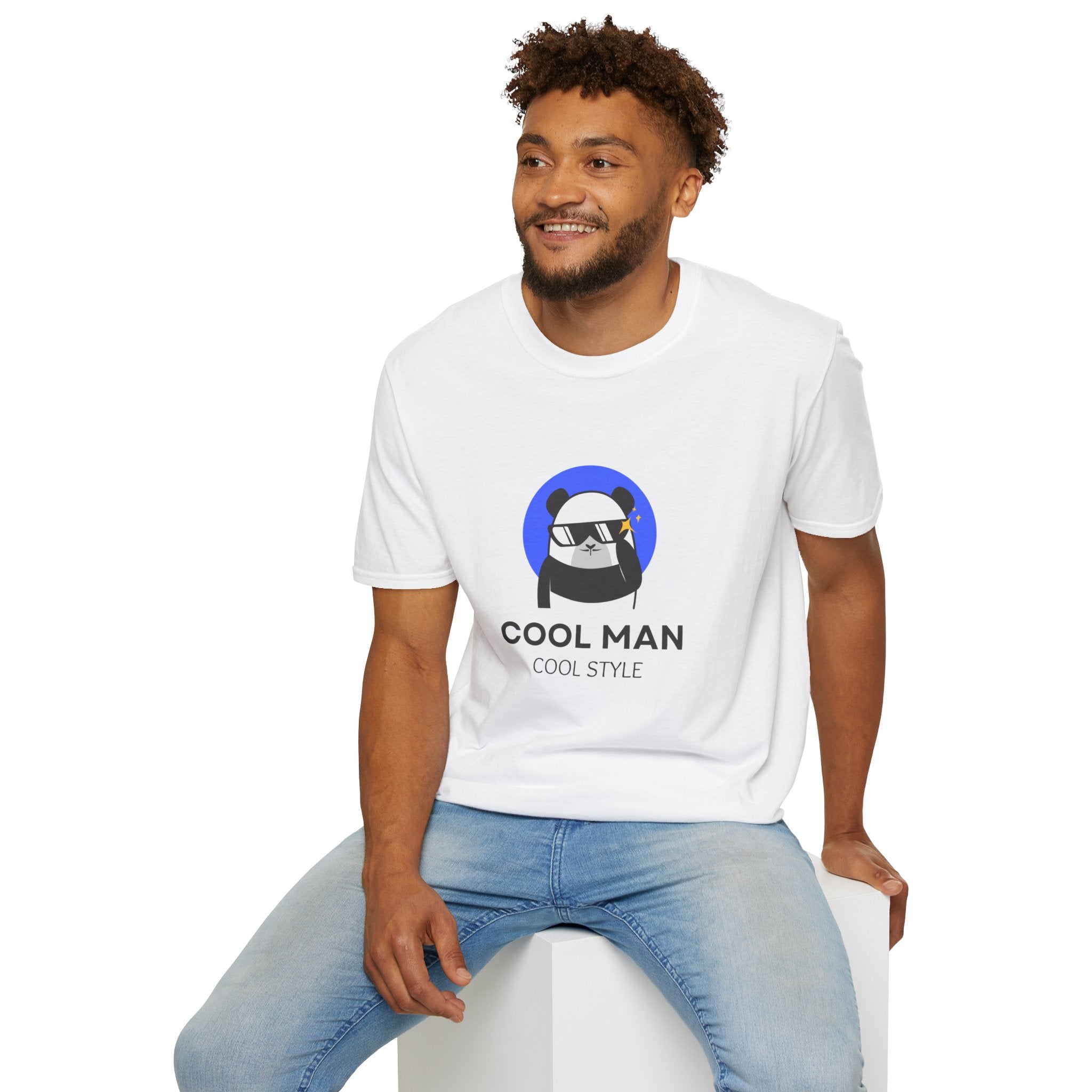 Cool Man Panda T-Shirt — 'Cool Style' Graphic Tee