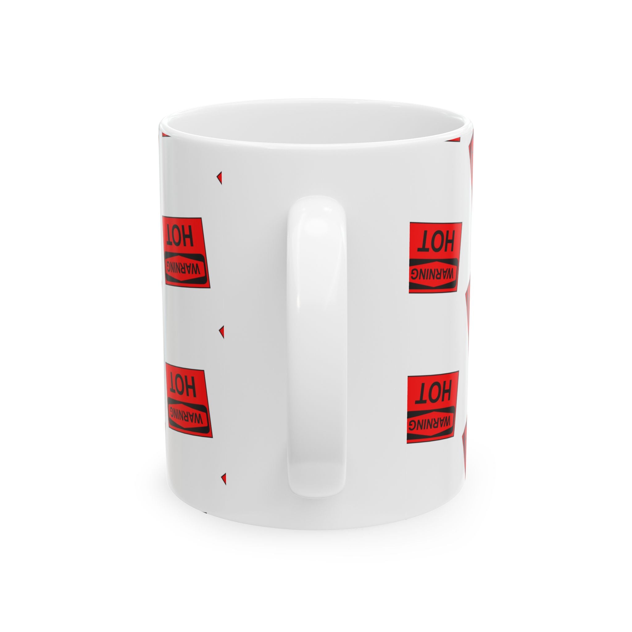 Warning: Hot' Graphic Coffee Cup (11oz, 15oz)
