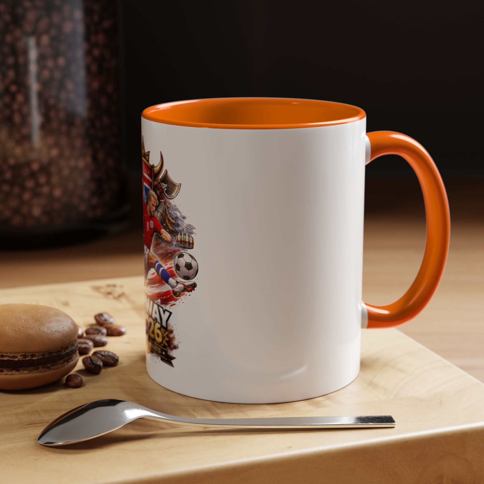Norway 2026 Soccer Mug – Valhalla Awaits Football Fan Coffee Cup