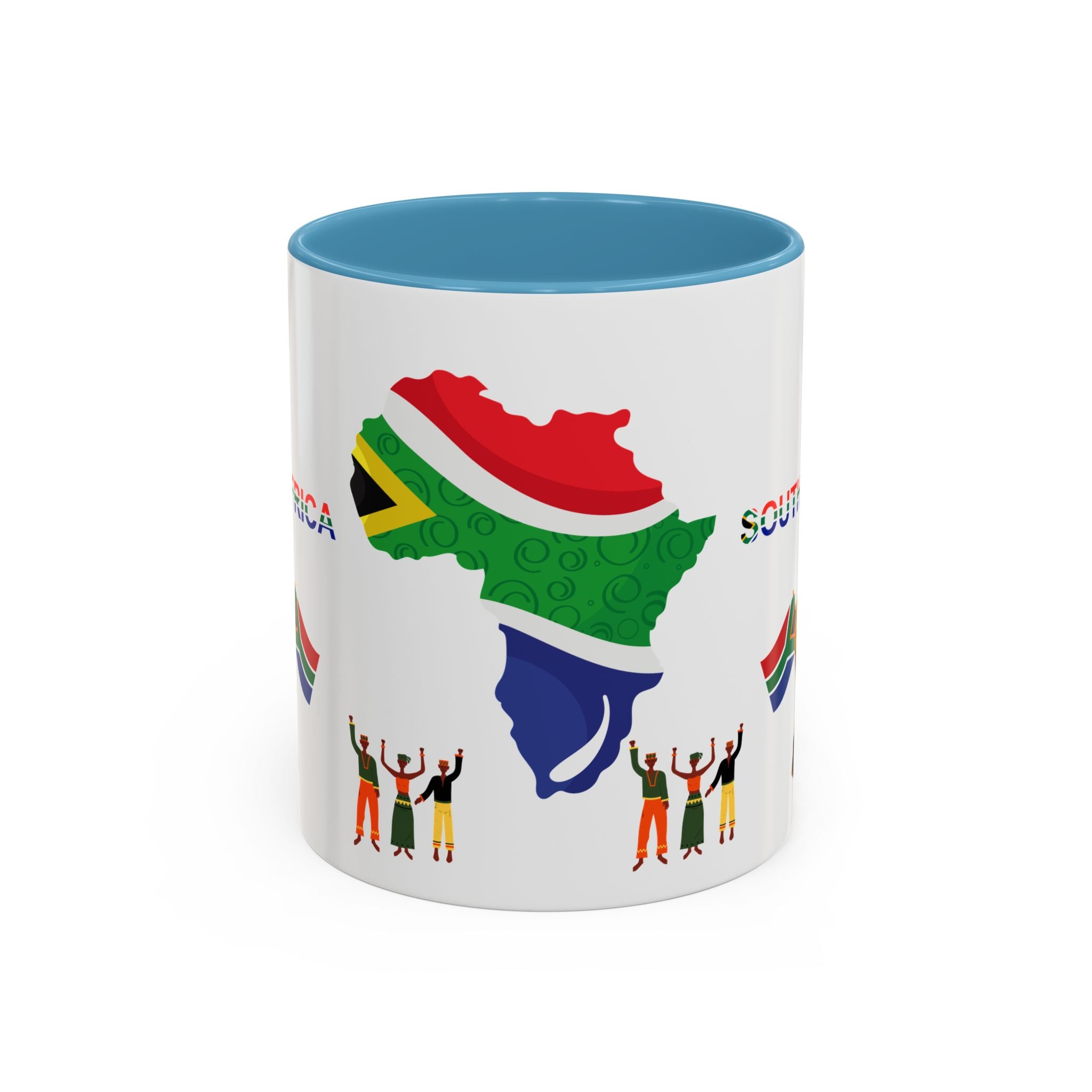 South Africa Coffee Mug — Map, Flag & Trophy Design (11/15oz)