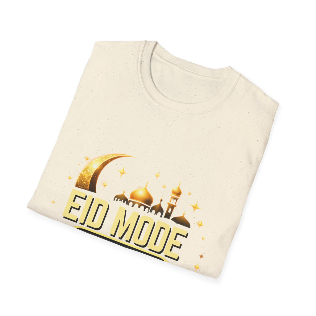 Eid Mode On T-Shirt — Festive Ramadan & Eid Celebration Tee