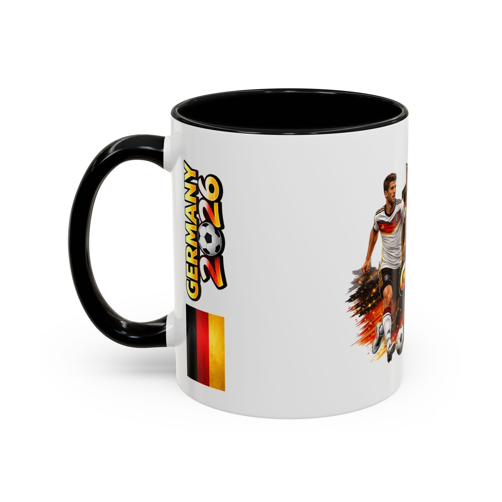 Germany 2026 Football Cup Coffee Mug – Soccer Fan Germany 2026 Accent Mug