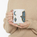 Hamsa Hand Ceramic Mug