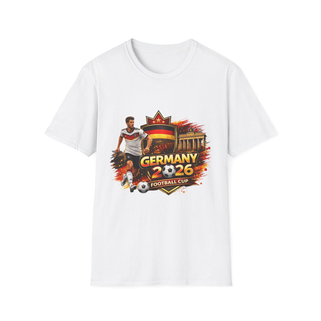 Germany 2026 Football Cup T-Shirt — Cup Soccer Fan Tee with German Flags
