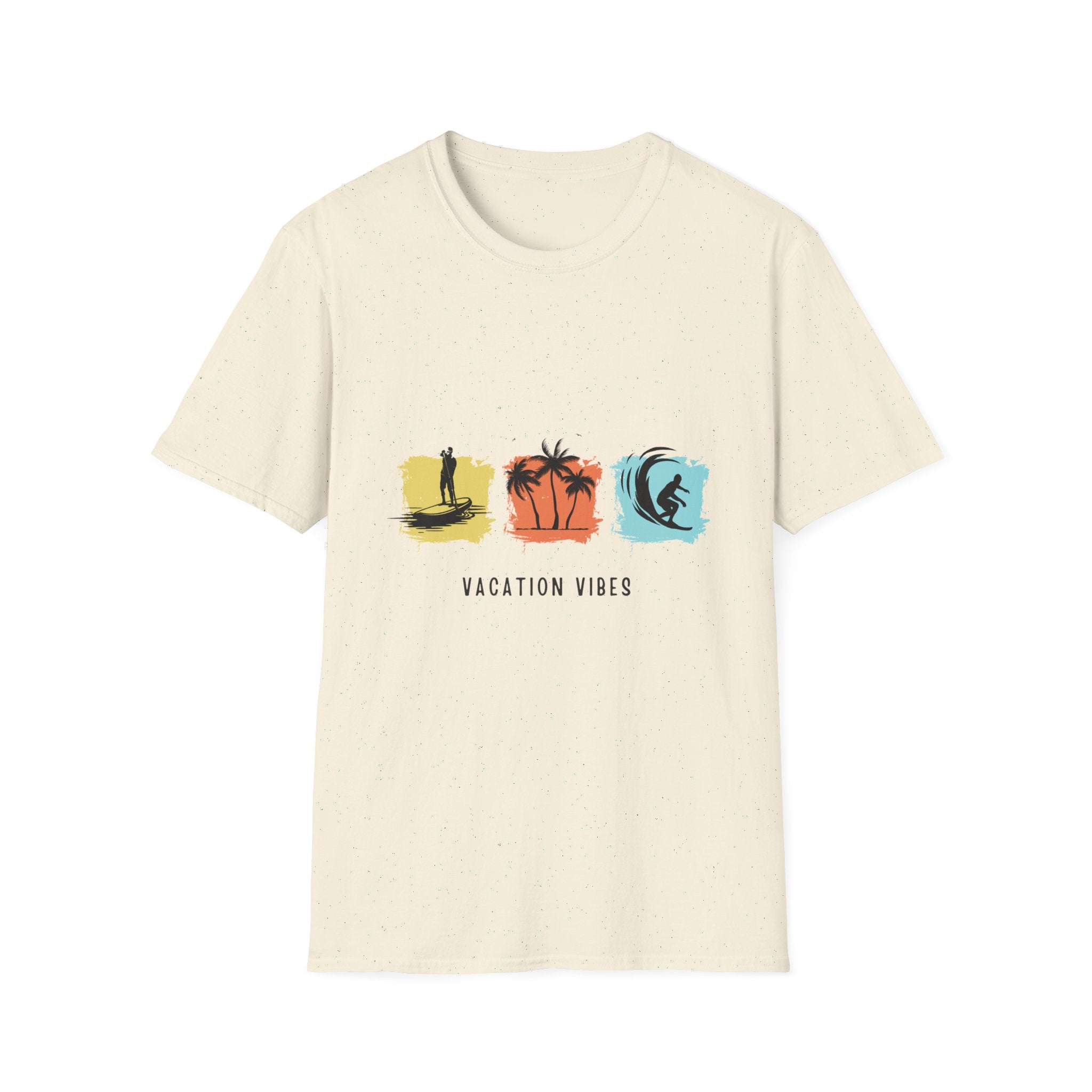 Vacation Vibes T-Shirt — Beach Surf Palm Tree Graphic Tee