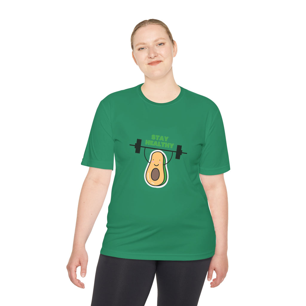 Stay Healthy Avocado Weightlifting Tee