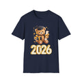 2026 Graduation Bear T-Shirt — Cute Teddy Grad Cap & Diploma Tee