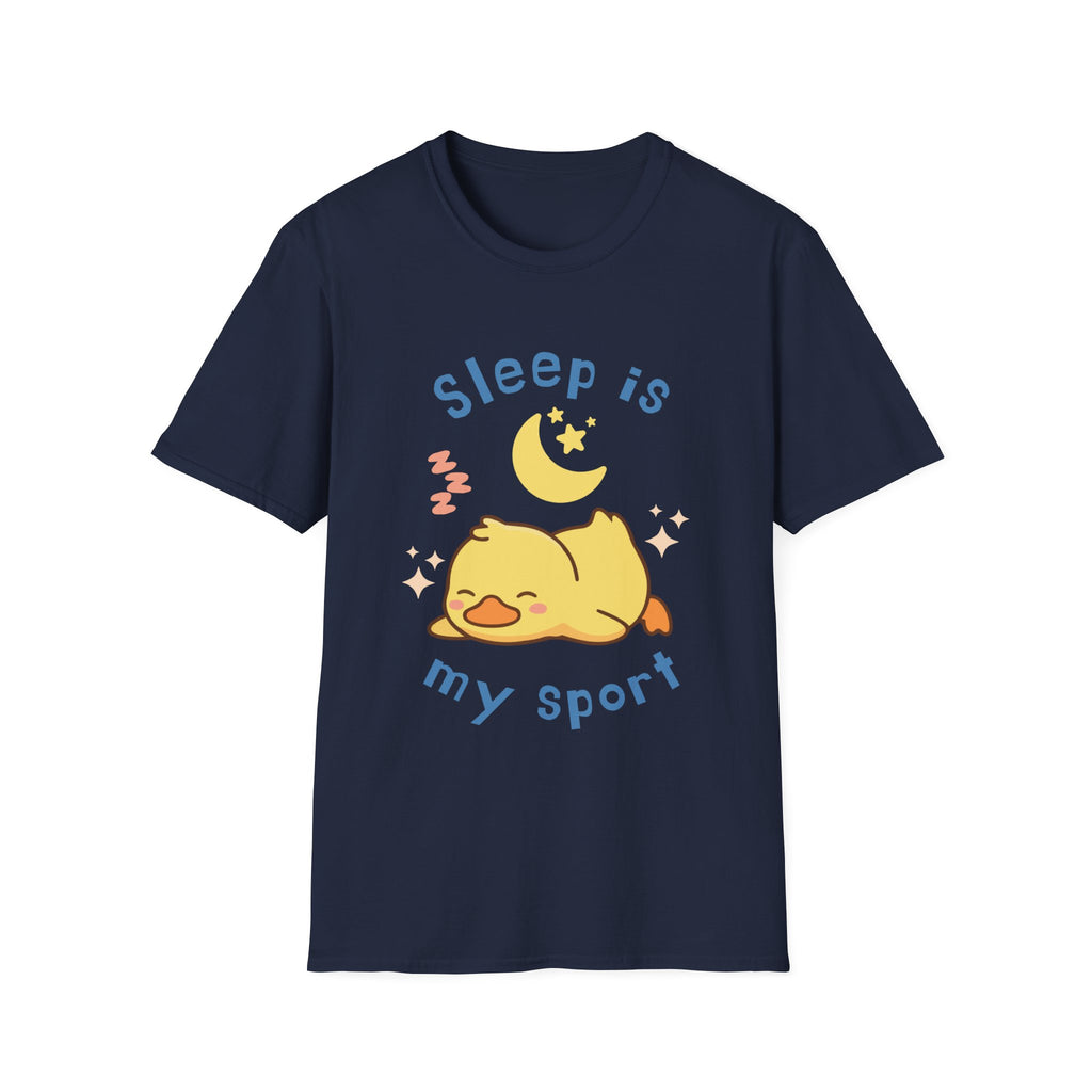 Sleep Is My Sport T-Shirt — Cute Sleeping Duck Graphic Tee