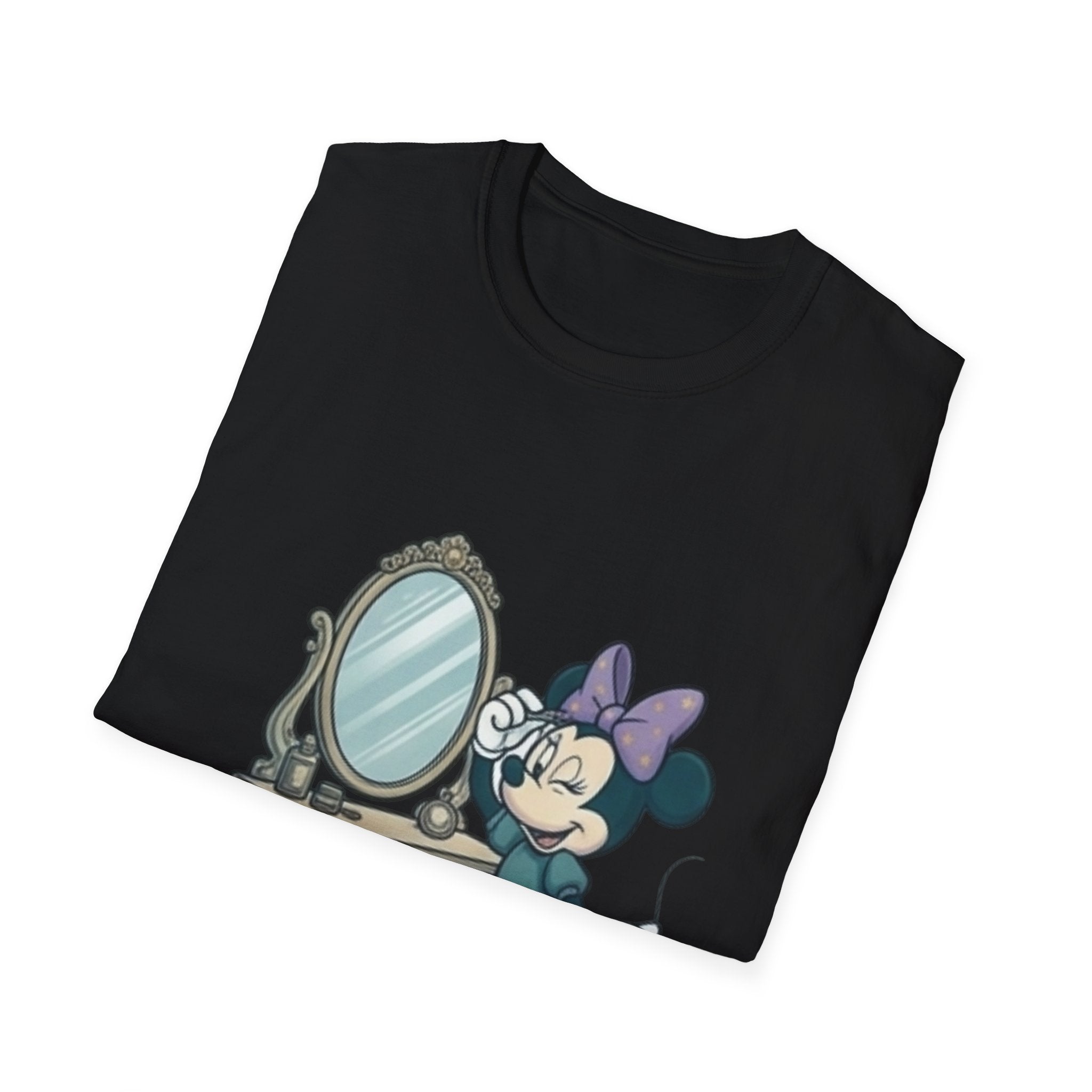 Minnie Mouse Vanity T-Shirt – Vintage Makeup Desk Graphic Tee