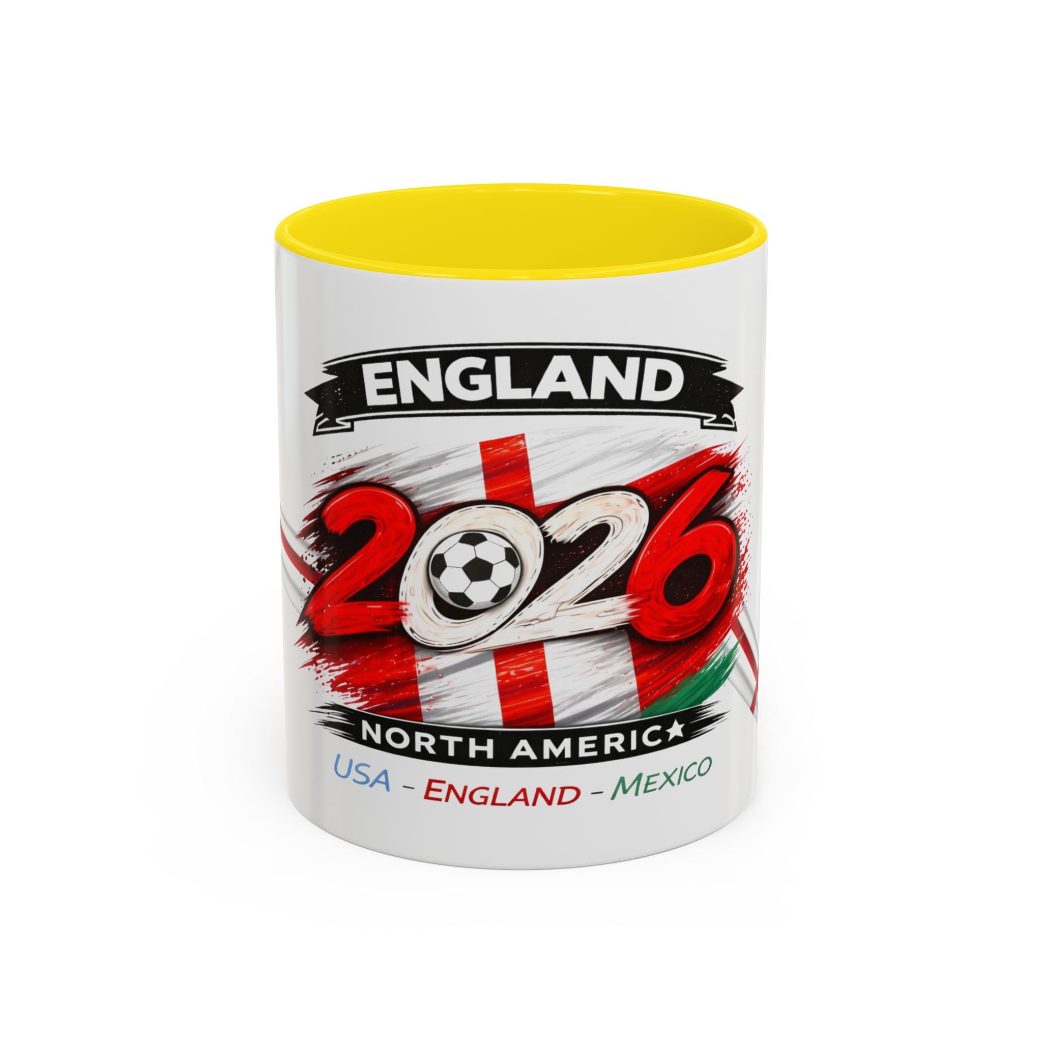 England 2026 Soccer  Cup Mug – North America (USA • England • Mexico)