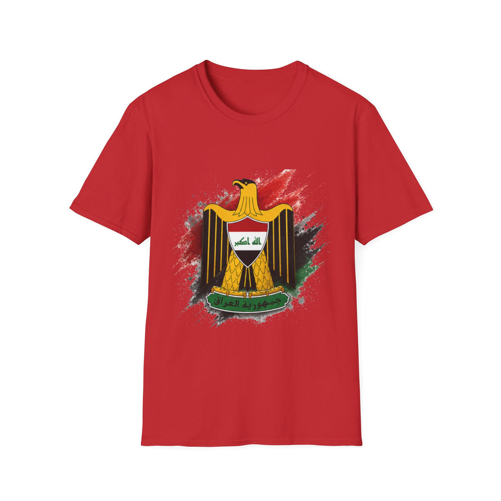 Iraq Coat of Arms T-Shirt — Iraqi Emblem Flag Graphic Tee