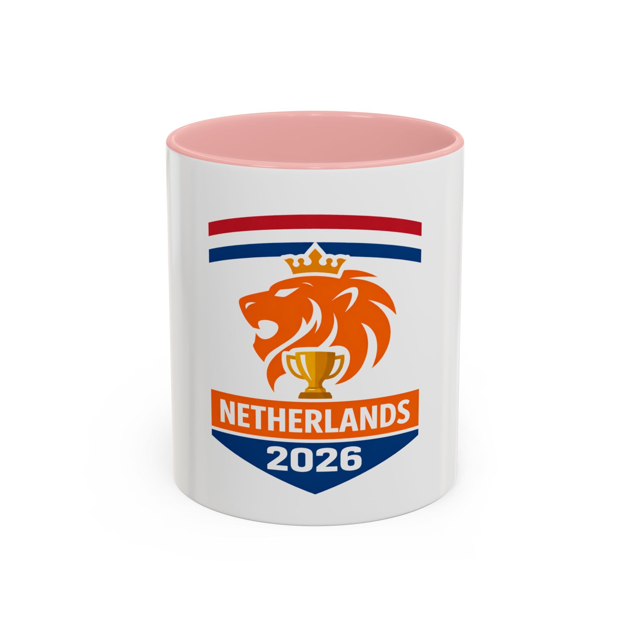 Netherlands 2026 Lion Crest Coffee Mug — Dutch Soccer Fan Gift
