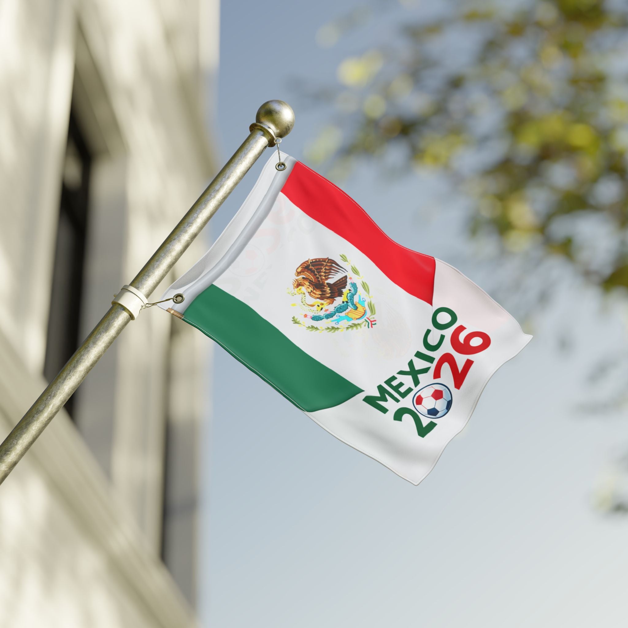 MEXICO Double Sided Flag
