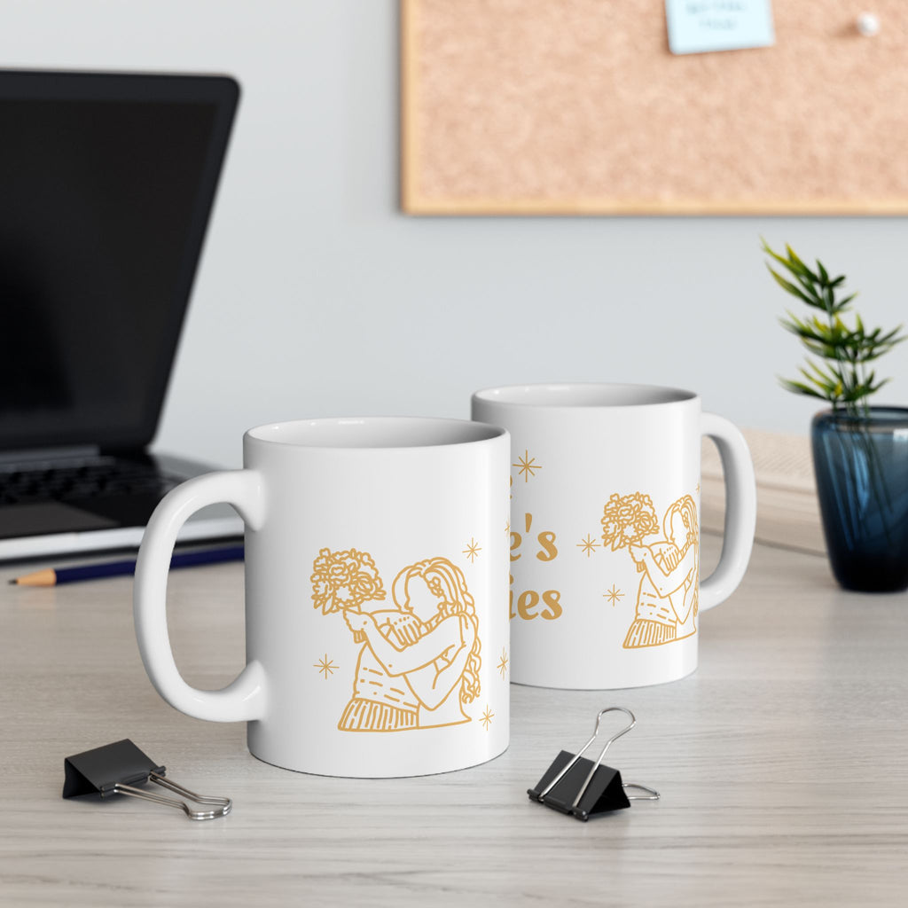 The Bride's Besties Mug — Bachelorette Party Ceramic Coffee Cup