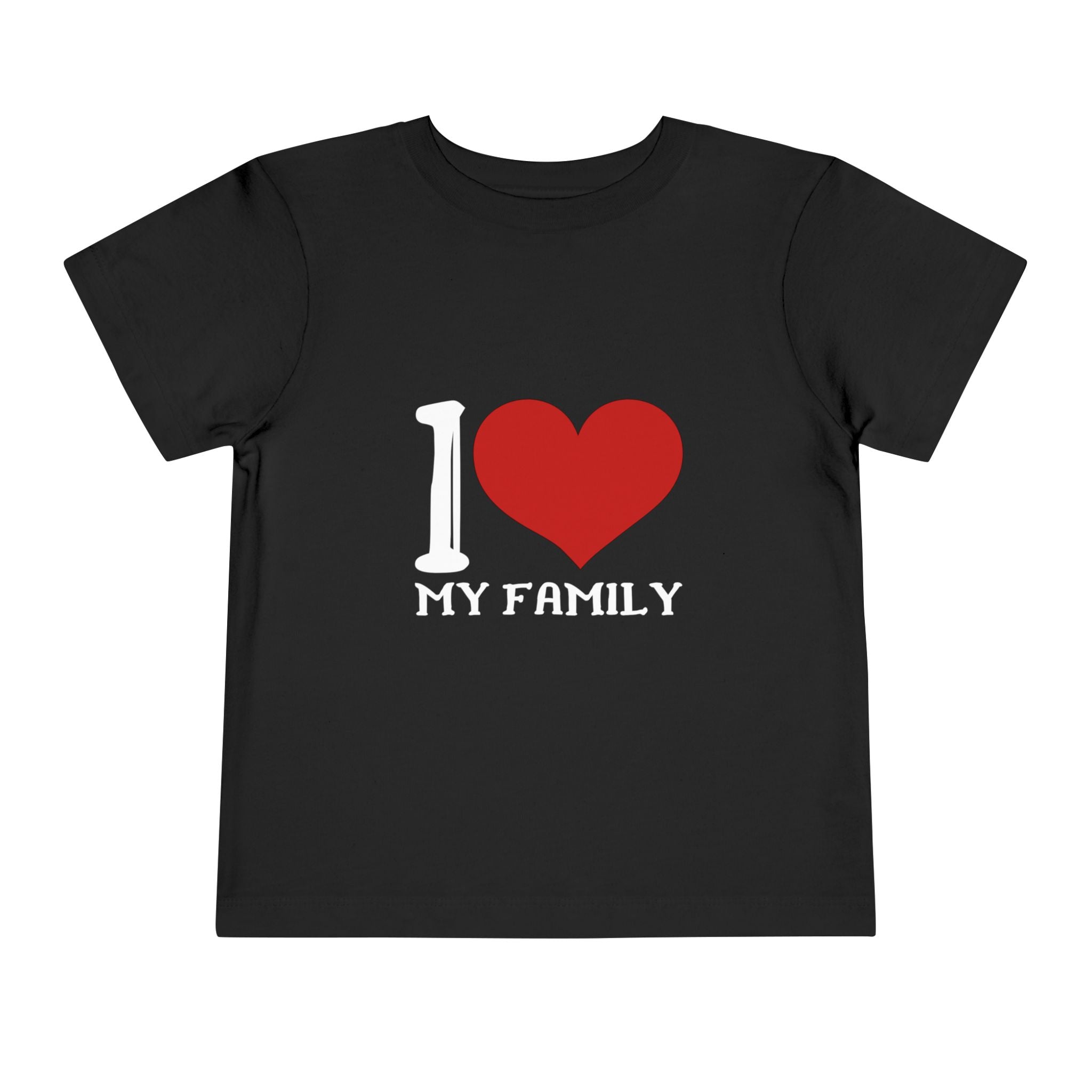 I Heart My Family Toddler Tee