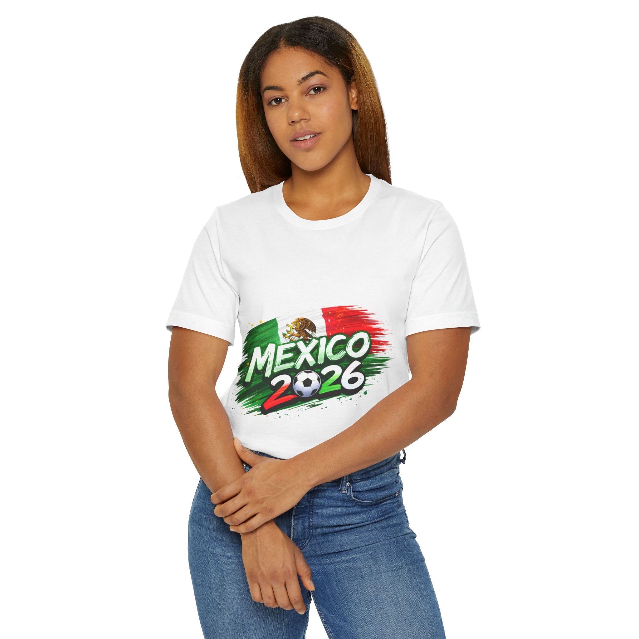 Mexico 2026 Soccer T-Shirt — Mexican Flag Cup Fan Tee